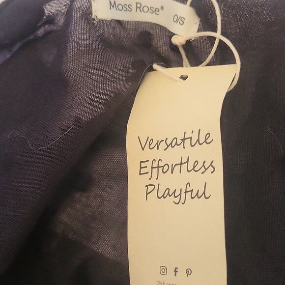 Moss Rose Women's Beach Kimono Coverup Sheer Chiffon Cover Ups Casual - Picture 4 of 4